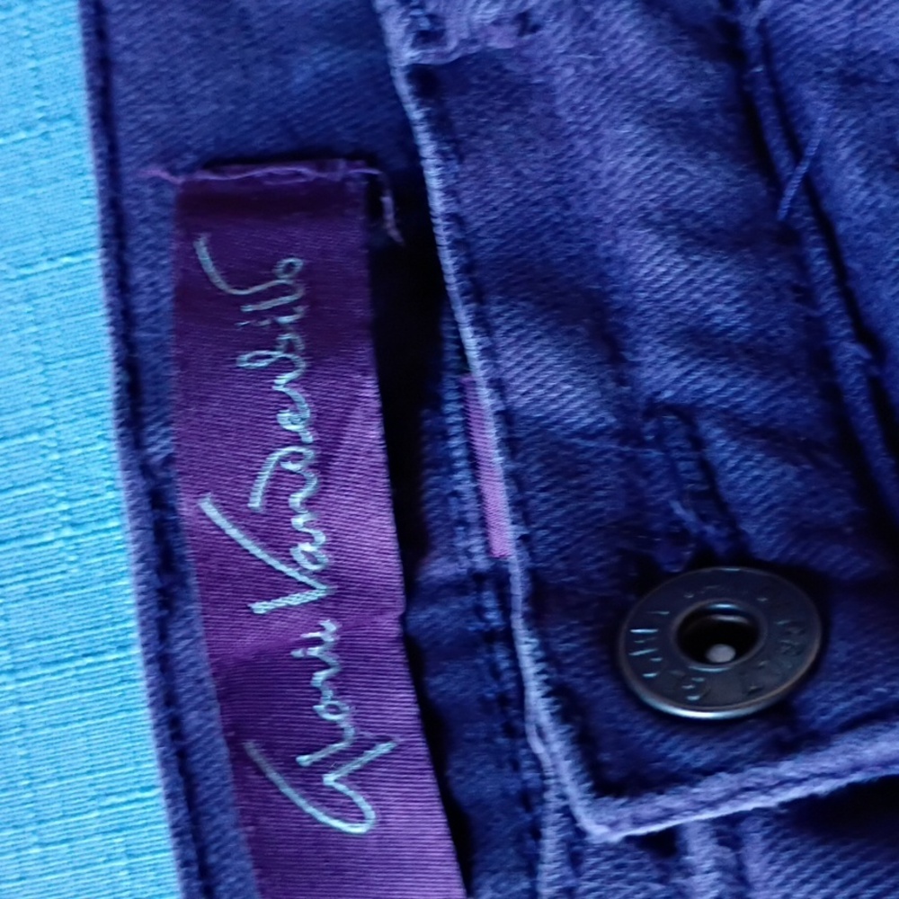 Gloria Vanderbilt Women's Straight Leg Jeans in Lavender - Picture 2 of 8